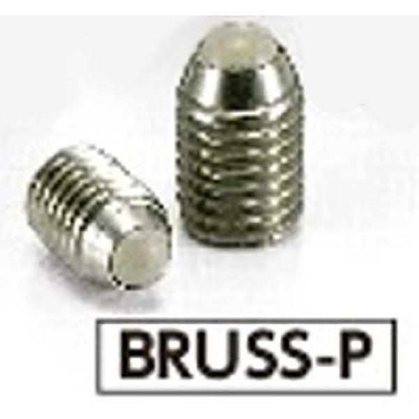 NBK Made in Japan BRUSS-8-P Set Screw Type Ball Transfer Unit for Upward Facing Applications - VXB Ball Bearings