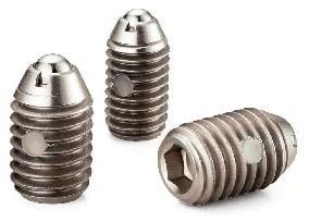NBK Made in Japan MP-5 Stainless Steel Miniature Heavy Load Ball Plunger with Vibration Resistant Treatment - VXB Ball Bearings