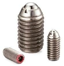 NBK Made in Japan MPS-2 Heavy Load Miniature Stainless Steel Ball Plunger - VXB Ball Bearings
