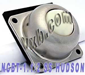 NCBT-1 1/2 SS Flange Transfer 1 1/2 inch Main Ball Mounted Bearings - VXB Ball Bearings