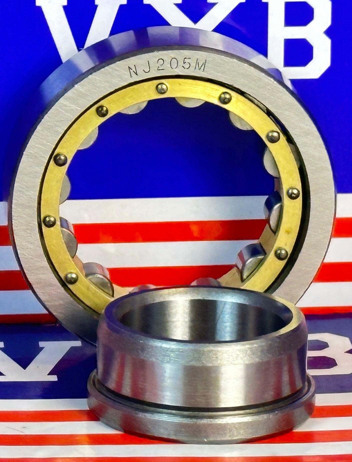 NJ205M Cylindrical Roller Bearing 25x52x15 Cylindrical Bearings - VXB Ball Bearings