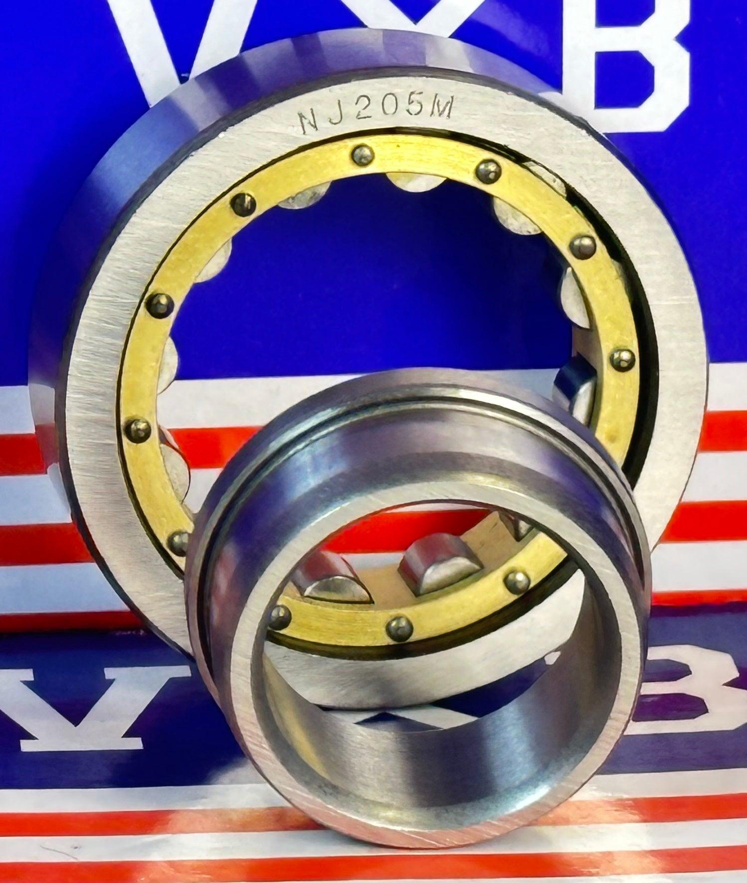 NJ205M Cylindrical Roller Bearing 25x52x15 Cylindrical Bearings - VXB Ball Bearings