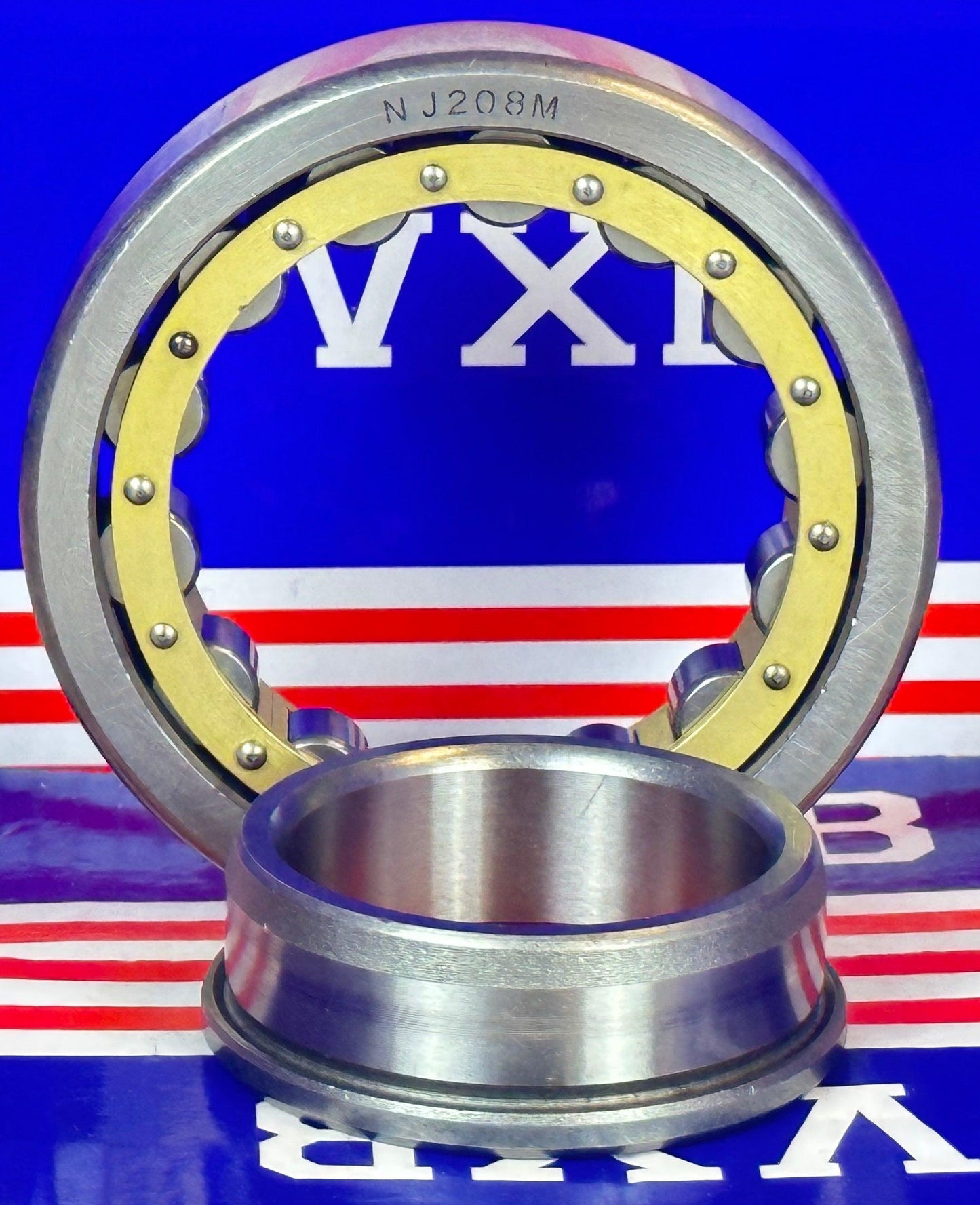 NJ208M Cylindrical Roller Bearing 40x80x18 Cylindrical Bearings - VXB Ball Bearings