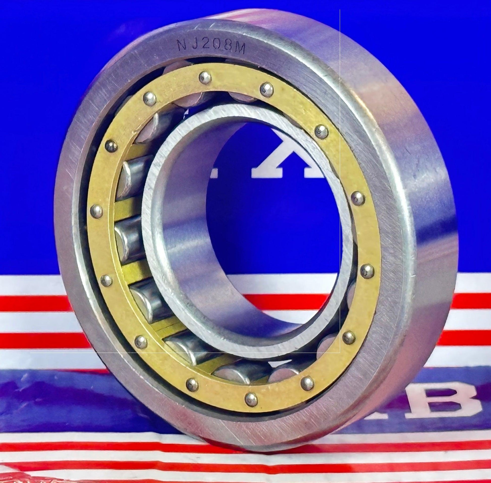 NJ208M Cylindrical Roller Bearing 40x80x18 Cylindrical Bearings - VXB Ball Bearings