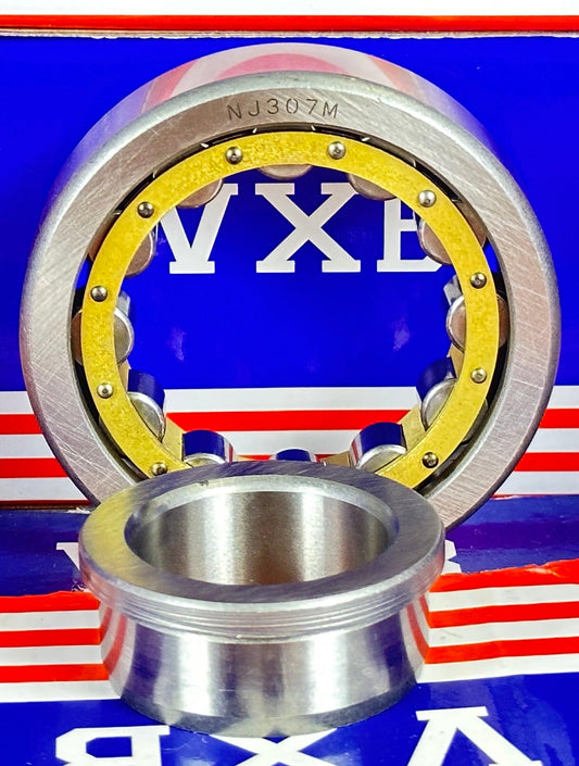 NJ307M Cylindrical Roller Bearing 35x80x21 Cylindrical Bearings - VXB Ball Bearings