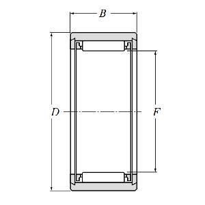 NK73/25A Needle Roller Bearing Without Inner Ring 73x90x25mm - VXB Ball Bearings