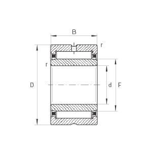 NKIS20 Needle Roller Bearing 20x42x20 - VXB Ball Bearings
