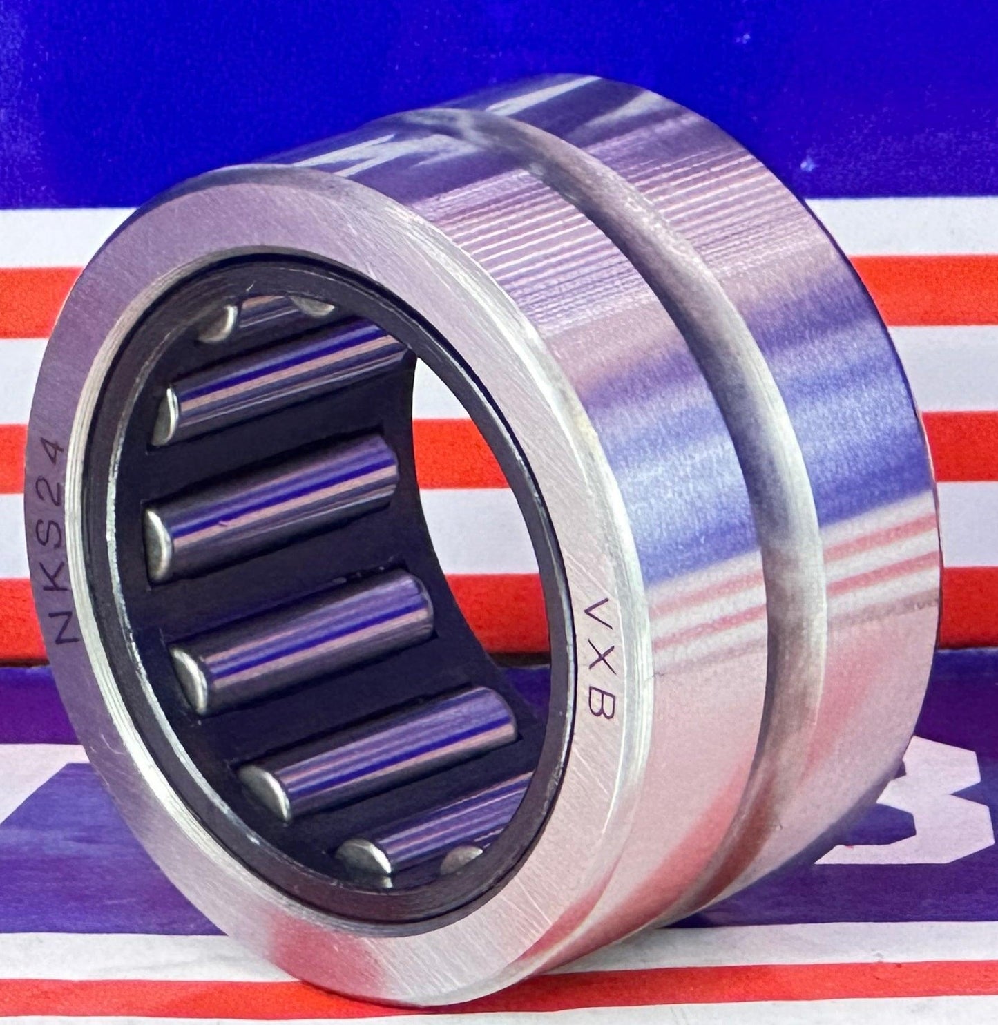 NKS24 Bearing 24x37x20mm Needle Roller - VXB Ball Bearings