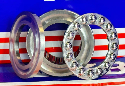 NKX25 Combined Needle Roller With Thrust Ball Bearing 25x37x30mm - VXB Ball Bearings