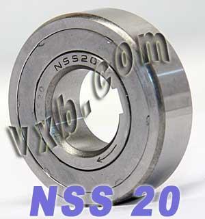 NSS20 One Way 20x47x14 Bearing Support Required Backstop Clutch - VXB Ball Bearings