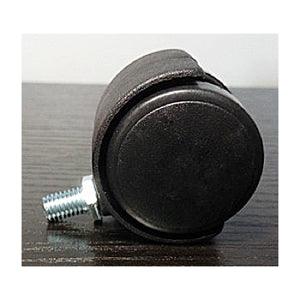Pack of 100 1.5" inch Black Plastic Caster Wheel with M8 Screw threaded Stem - VXB Ball Bearings