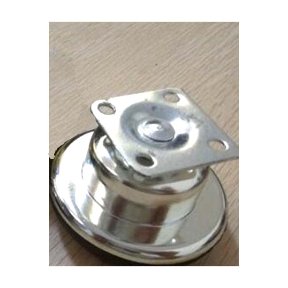 Pack OF 100 2.5" Inch Flat Metal Caster Wheel with Chrome plating with 75lb Load Rating - VXB Ball Bearings