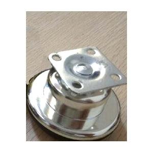 Pack OF 100 2.5" Inch Flat Metal Caster Wheel with Chrome plating with 75lb Load Rating - VXB Ball Bearings