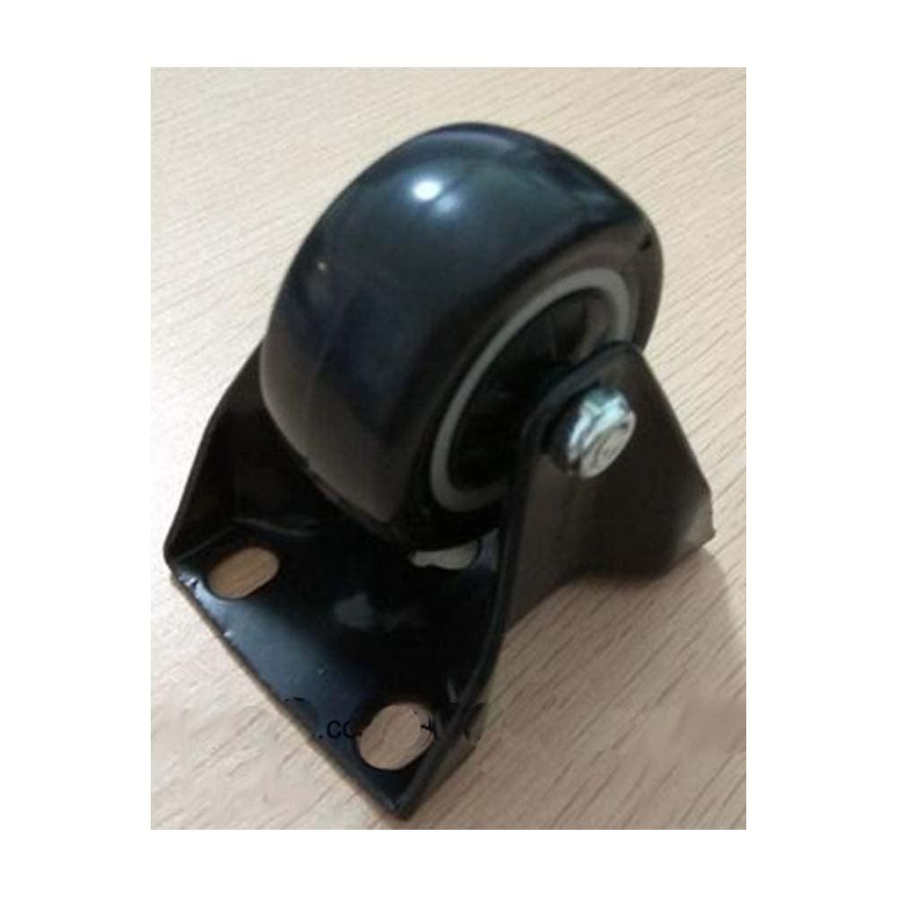 Pack of 100 2"Inch Heavy Duty Black Rigid Caster Wheel with 220 lbs Load Rating - VXB Ball Bearings