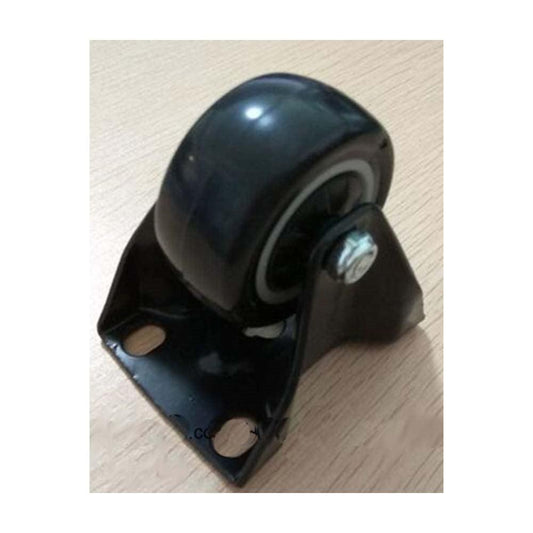 Pack of 100 2"Inch Heavy Duty Black Rigid Caster Wheel with 220 lbs Load Rating - VXB Ball Bearings
