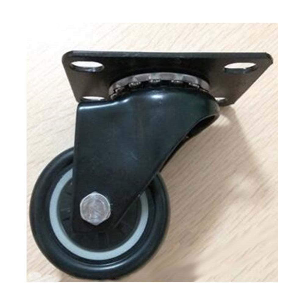 Pack of 100 2"Inch Heavy Duty Black Swivel Caster Wheel with 220 lbs Load Rating - VXB Ball Bearings