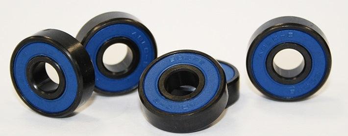 Pack of 100 608B-2RS Sealed Bearings with Bronze Cage and Blue Seals 8x22x7mm - VXB Ball Bearings