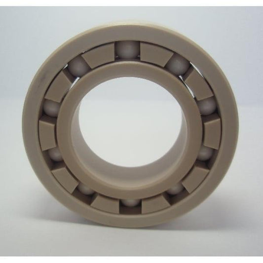 Pack of 20 6001 Open PEEK Ball Bearing with PEEK Cage and Alumina Ceramic Balls Made in Japan - VXB Ball Bearings