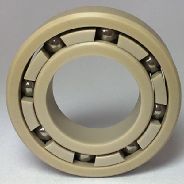 Pack of 20 6002 Open PEEK Ball Bearing with PEEK Cage and Stainless Steel Balls made in Japan - VXB Ball Bearings