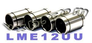 Pack of 4 LME12UU 12mm Ball Bushing 12x22x32 Linear Motion Bearings - VXB Ball Bearings