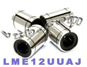 Pack of 4 LME12UUAJ 12mm Adjustable Bushing 12x22x32 Linear Motion - VXB Ball Bearings