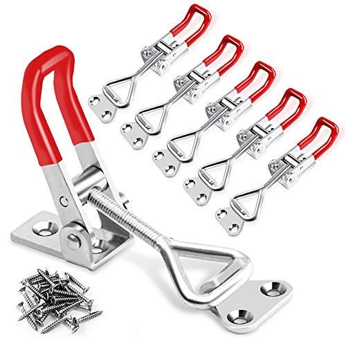 Pack of 6 Adjustable Pull Clamp Latch 330Lbs Holding Capacity - VXB Ball Bearings