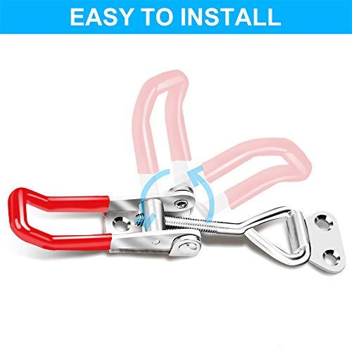Pack of 6 Adjustable Pull Clamp Latch 330Lbs Holding Capacity - VXB Ball Bearings