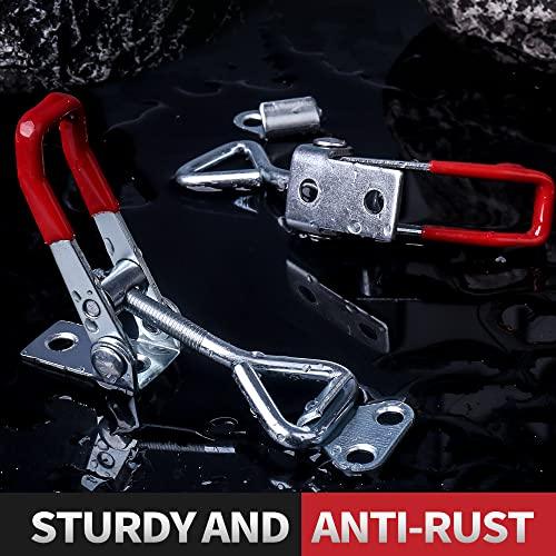 Pack of 6 Adjustable Pull Clamp Latch 330Lbs Holding Capacity - VXB Ball Bearings