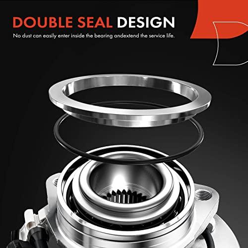 Pair [2] Front Rear Wheel Bearing Hub Assembly Compatible with Chevy Equinox Impala Malibu GMC Terrain Cadillac CTS XTS Buick LaCrosse Regal # 513288 - VXB Ball Bearings