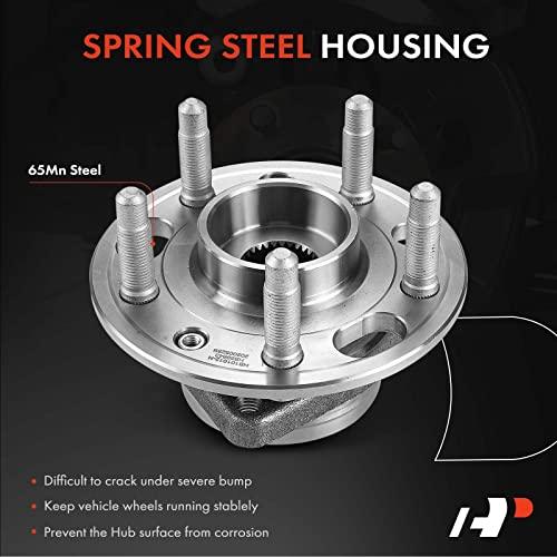 Pair [2] Front Rear Wheel Bearing Hub Assembly Compatible with Chevy Equinox Impala Malibu GMC Terrain Cadillac CTS XTS Buick LaCrosse Regal # 513288 - VXB Ball Bearings