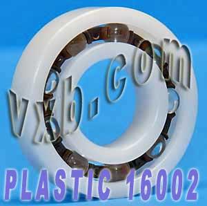 Plastic Bearing POM 16002 Glass Balls 15x32x8 - VXB Ball Bearings