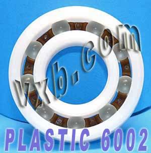 Plastic Bearing POM 6002 Glass Balls 15x32x9 - VXB Ball Bearings