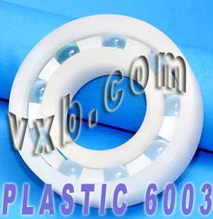 Plastic Bearing POM 6003 Glass Balls 17x35x10 - VXB Ball Bearings