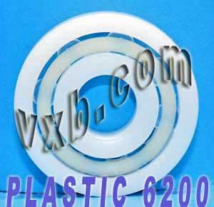 Plastic Bearing POM 6200 Glass Balls 10x30x9 - VXB Ball Bearings