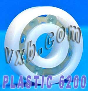 Plastic Bearing POM 6200 Glass Balls 10x30x9 - VXB Ball Bearings