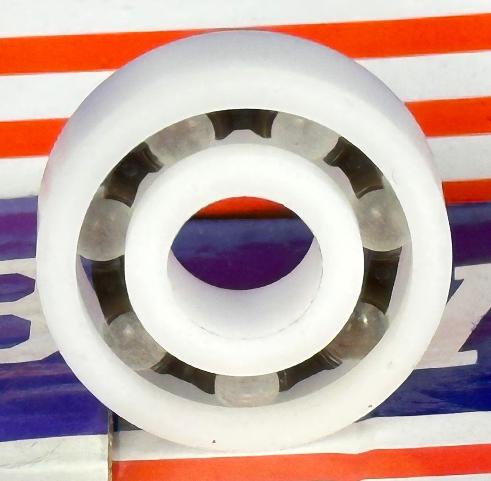 Plastic Bearing POM 6201 Glass Balls 12x32x10 - VXB Ball Bearings