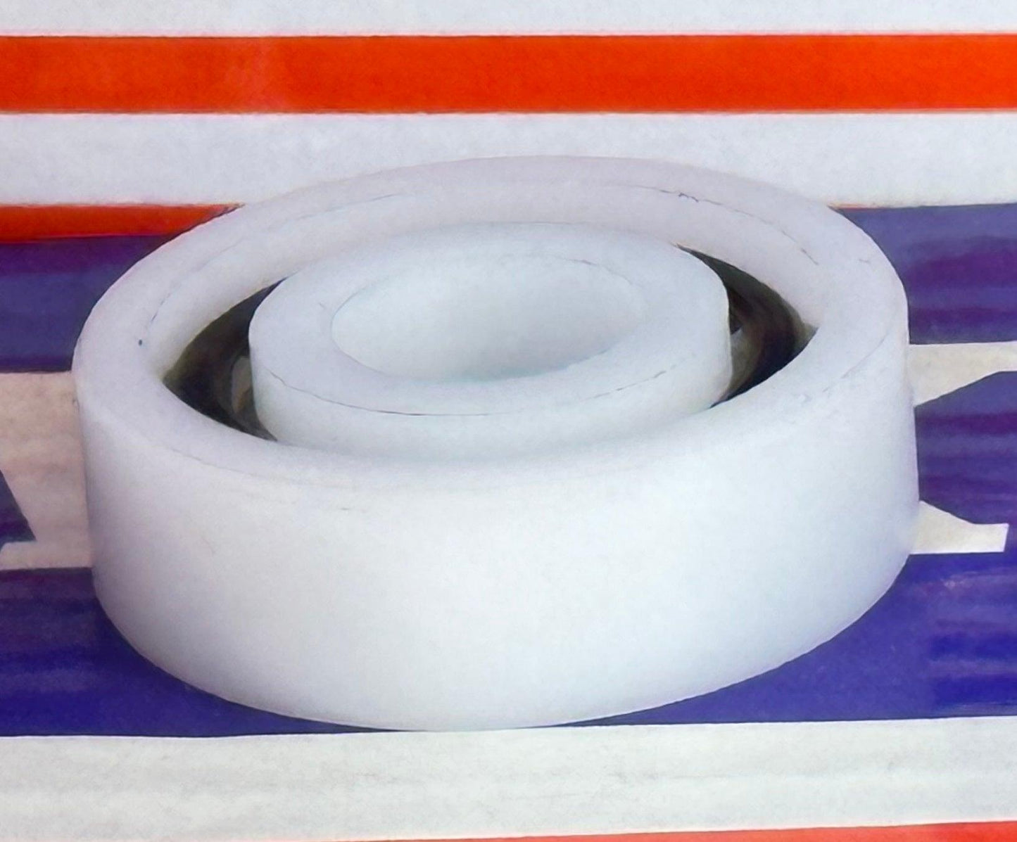 Plastic Bearing POM 6201 Glass Balls 12x32x10 - VXB Ball Bearings