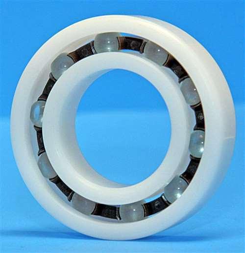Plastic Bearing POM 6202 Glass Balls 15x35x11 - VXB Ball Bearings