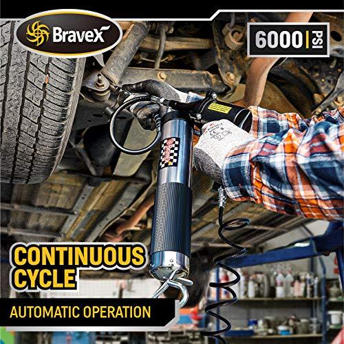 Pneumatic Grease Gun Air Operated Fully Automatic with 14.5 Oz Continuous Cycle - VXB Ball Bearings