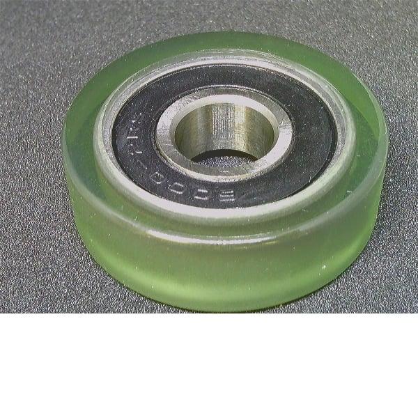 PU5X17X10-2RS Polyurethane Rubber Bearing with tire 5x17x10mm Sealed Miniature - VXB Ball Bearings