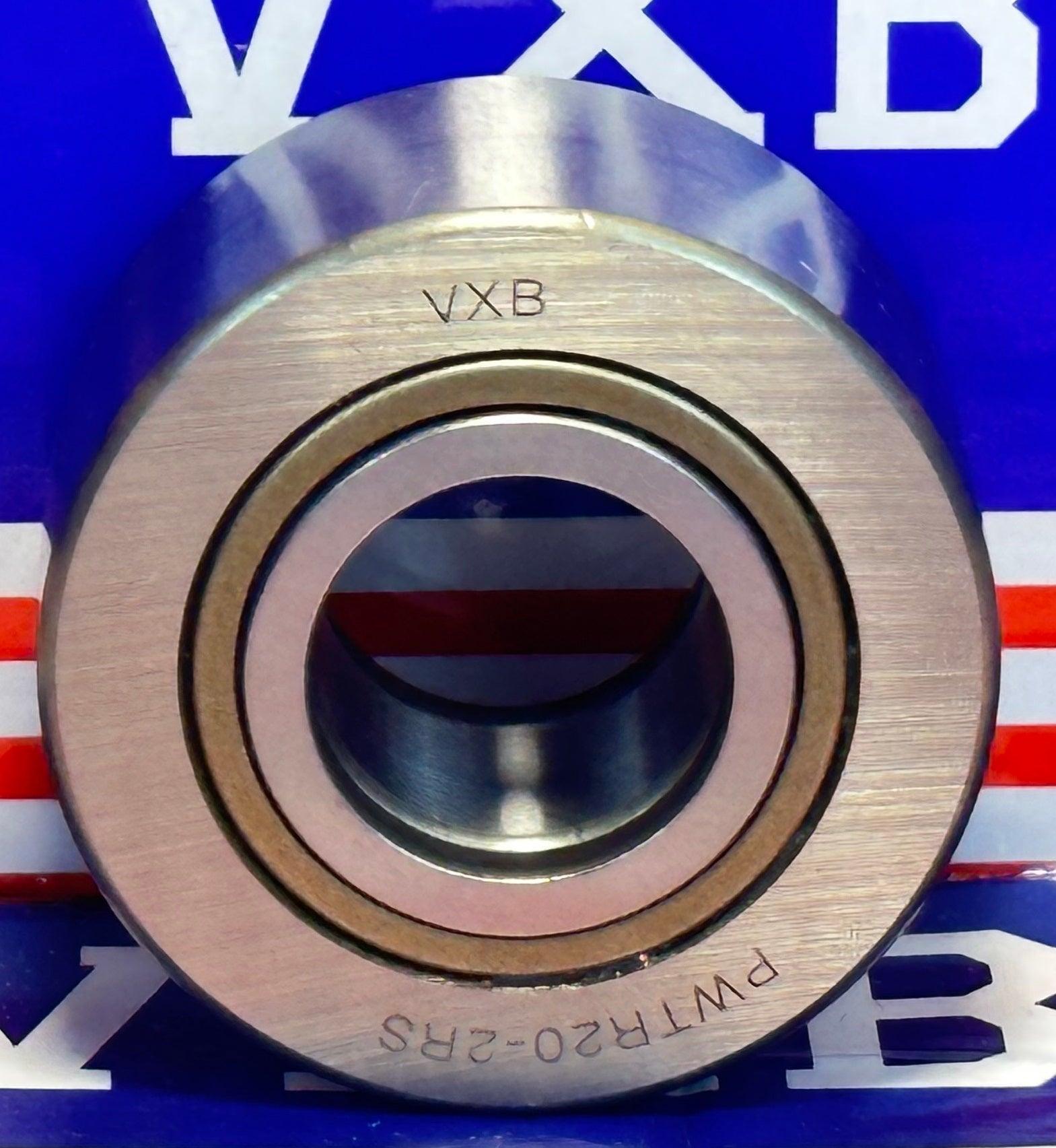 PWTR20-2RS-XL Track Rollers Bearing Cam Follower with Cylindrical Roller Set with 2 Rubber Seal - VXB Ball Bearings