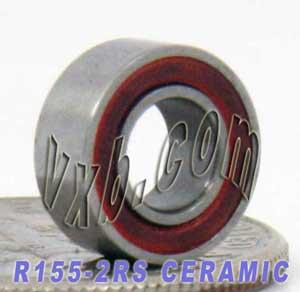 R155-2RS Ceramic Bearing 5/32x5/16x1/8 inch Sealed Bearings - VXB Ball Bearings