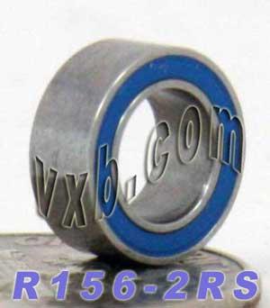 R156-2RS Bearing 3/16x5/16x1/8 inch Sealed Miniature - VXB Ball Bearings