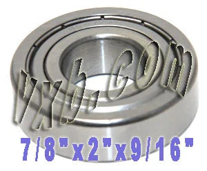 RLS7ZZ Bearing Shielded 7/8x2x9/16 inch - VXB Ball Bearings