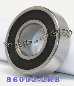 S6002-2RS Stainless Steel Bearing Sealed 15x32x9 - VXB Ball Bearings
