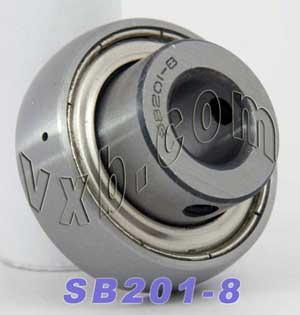 SB201-8 Bearing 1/2 inch Bore Insert Mounted Bearings - VXB Ball Bearings