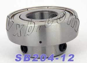 SB204-12 Bearing 3/4 inch Bore Insert Mounted Bearings - VXB Ball Bearings