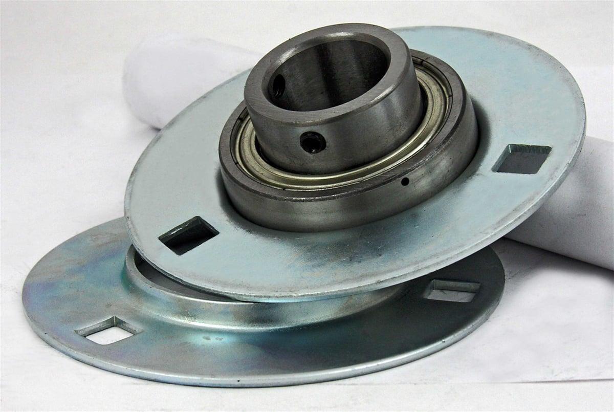 SBPF207-22 Pressed Steel Housing Bearing 3-Bolt Flanged Mounted - VXB Ball Bearings
