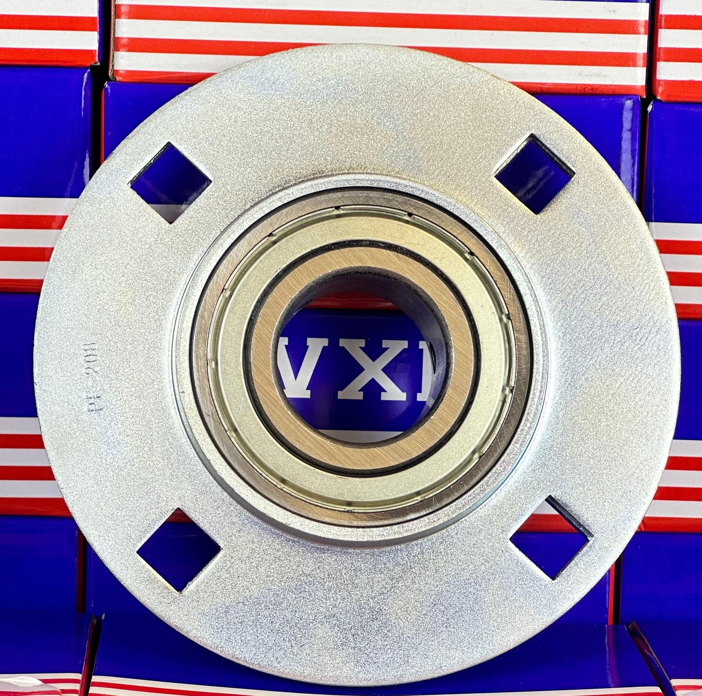 SBPF208-24 Pressed Steel Housing Bearing 4-Bolt Flanged Mounted - VXB Ball Bearings