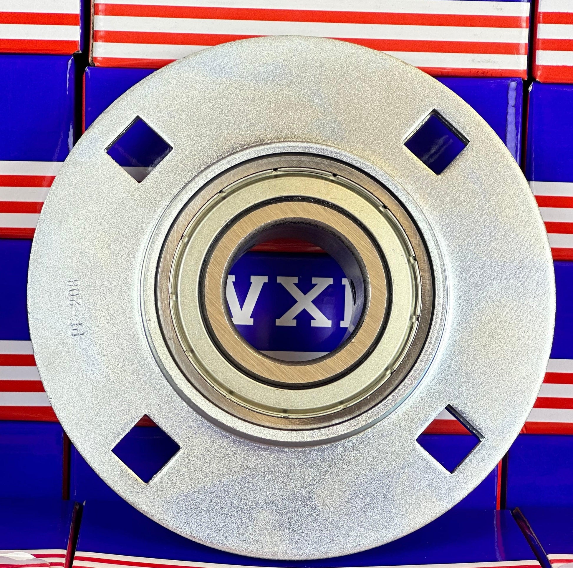SBPF208-24 Pressed Steel Housing Bearing 4-Bolt Flanged Mounted - VXB Ball Bearings